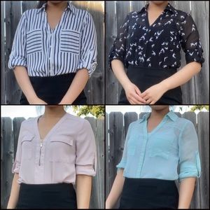 Set of 4 Express Button Down Shirts